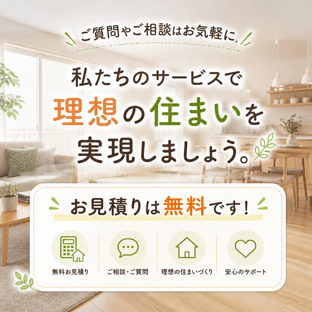 7. お問い合わせ: あなたの理想を形にしましょう