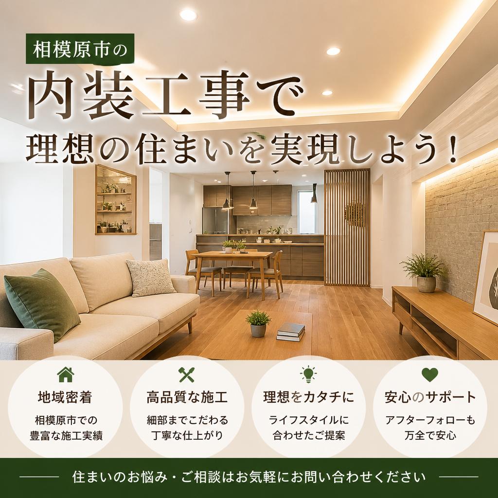 相模原市の内装工事で理想の住まいを実現しよう！